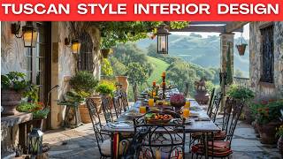 Tuscan Style Interior Design & Decor Ideas | Embracing Timeless Elegance