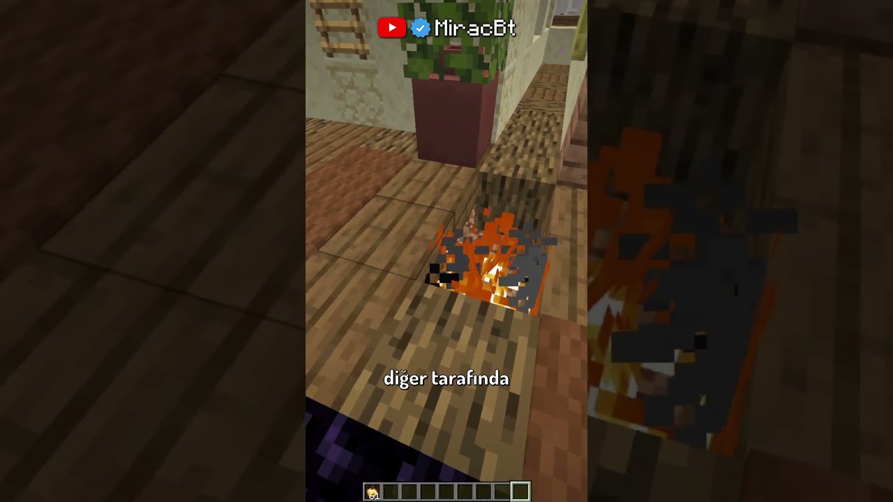 MİNECRAFT'TA SAKIN EVİNİN İÇİNE NETHER PORTALI YAPMA?! ⛏💎