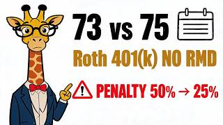 RMD Rules 2026: Age 73 or 75 Roth 401k No Longer Required, Penalty Dropped to 25%