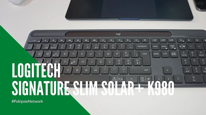 Logitech Signature Slim Solar+ K980: First look at the new Logitech keyboard