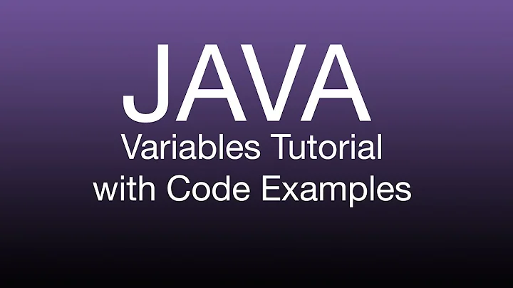 Java Class Variables, Instance Variables, Local Variables, Parameters Tutorial