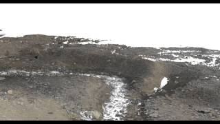 Canada stream mcmurdo dry valleys fly by Lidar compression test