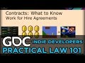 Practical Law 101 For Indie Developers: Not Scary Edition