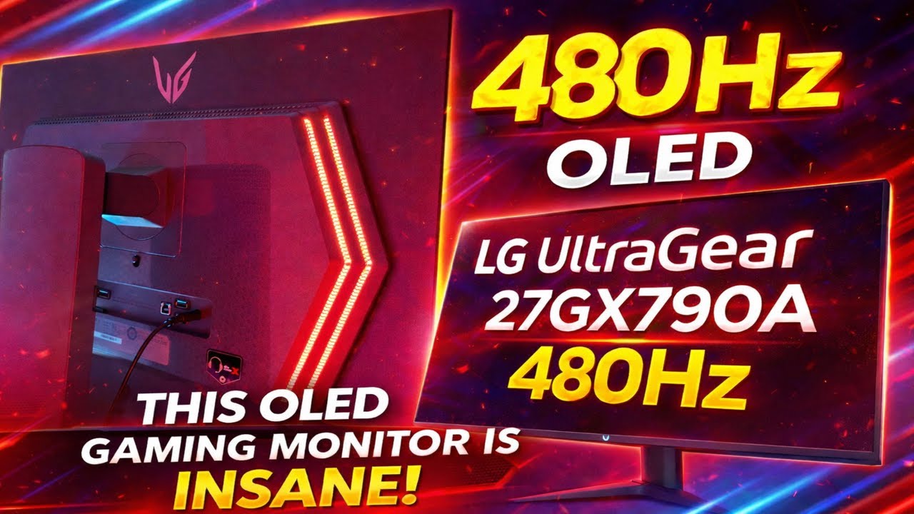BEST OLED GAMING MONITOR! The LG UltraGear 27GX790A 480Hz OLED Gaming ...