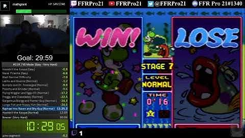 SNES - Tetris Attack - VS Mode Speedrun (Normal) - 2:50 IGT (6:13 RTA)