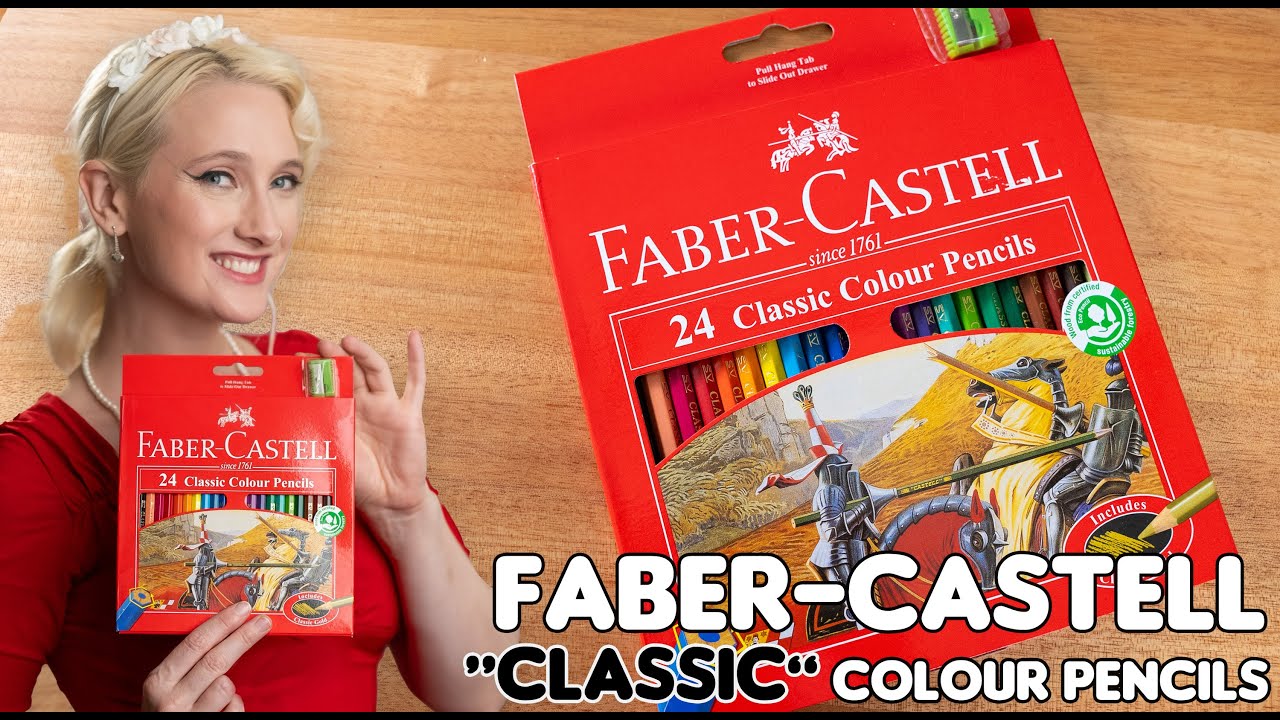 Обзор цветных карандашей серии Faber Castell Classic (красный). Лучший недорогой цветной карандаш?