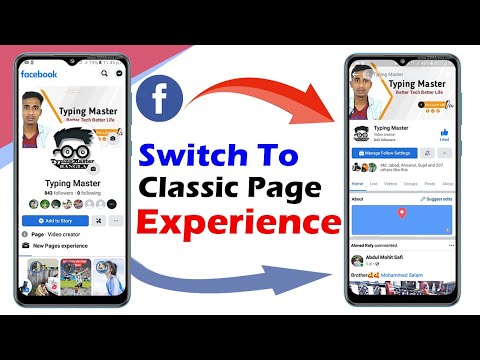 Facebook new page Experience Switch to Classic Mode | Old Layout for Facebook Page | Classic Mode
