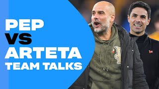 Pep v Arteta's Team Talk Styles! | Who Comes Out on Top? | All or Nothing