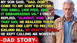 “You Smell Like Fish, Dad—Don’t Embarrass Me,” My Son Said, Banning Me From My Grandson’s Baptism screenshot 2