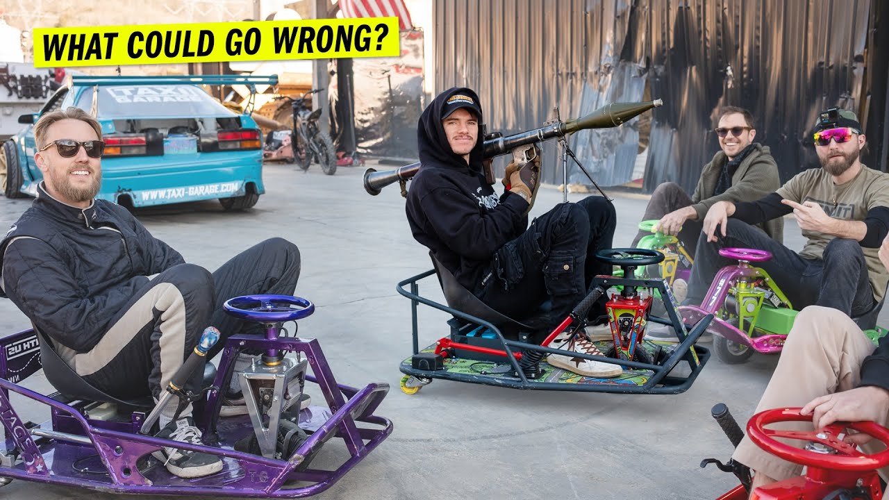 Whistlindiesel destroys our crazy carts...