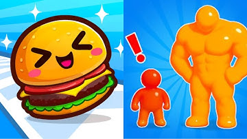 Food Run vs Tall Man Run 🔥 MAX LEVELS UNLOCKED! Latest Update