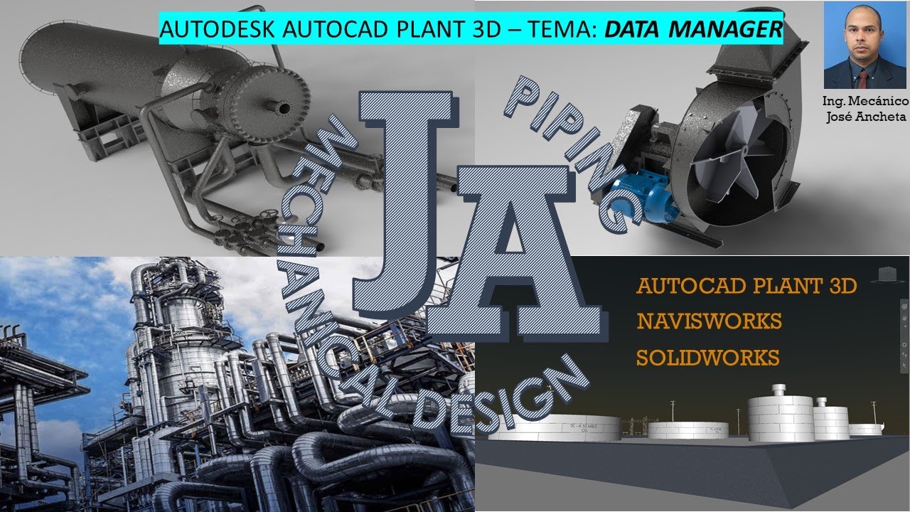 AUTODESK AUTOCAD PLANT 3D - DATA MANAGER (PARTE 1) - YouTube