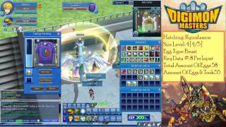 Digimon Masters Online  - Hatching Ryuudamon 4/5!