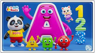 Preschool Learning activities for 3 year olds at home | Learn ABC Phonics Shapes Numbers Colors 🌈 screenshot 1
