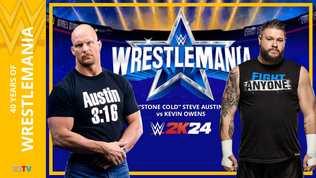 WRESTLEMANIA 38 - KEVIN OWENS Vs STONE COLD STEVE AUSTIN