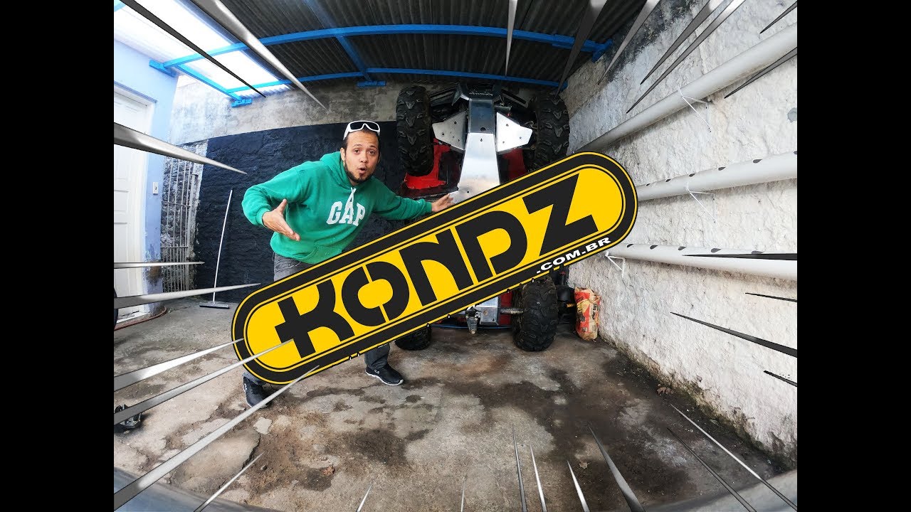 Proteção para quadriciclo - SKID- PLATE KONDZ