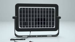 Solera Off-Grid Solar Multifunctional LED Flood Fixture