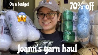 Joann yarn haul/// Joann closing sales!