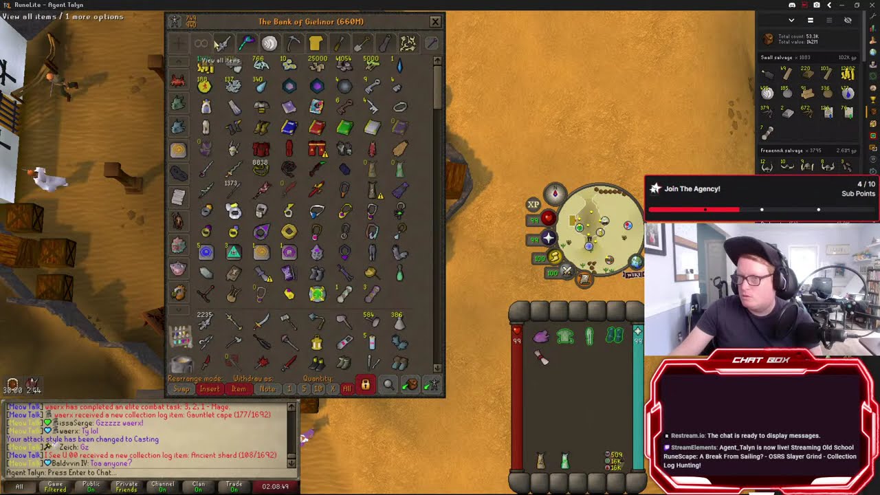 A Break From Sailing? - OSRS Slayer Grind - Collection Log Hunting!