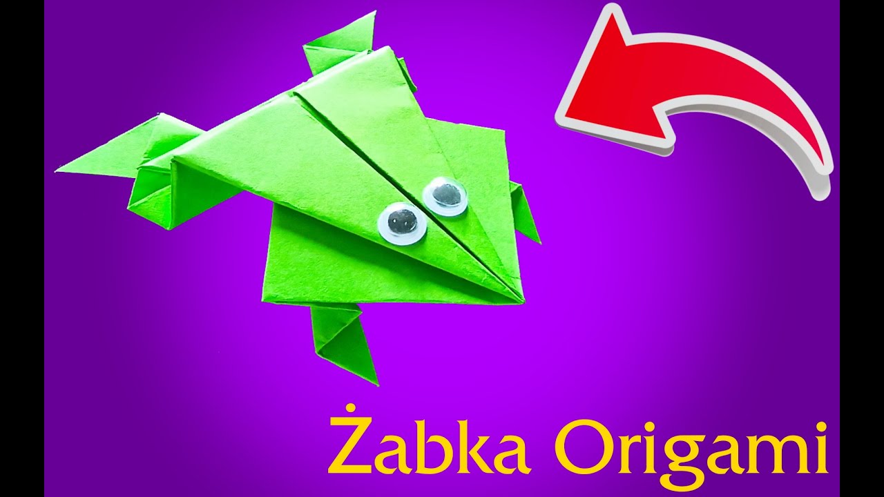 Jak Zrobic Zabe Z Origami Jak zrobić żabę z papieru. #Origami - YouTube