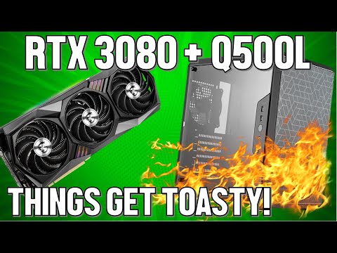 I Put My RTX 3080 Graphics Card Inside A Cooler Master Q500L A Case With Terrible Airflow BAD IDEA!