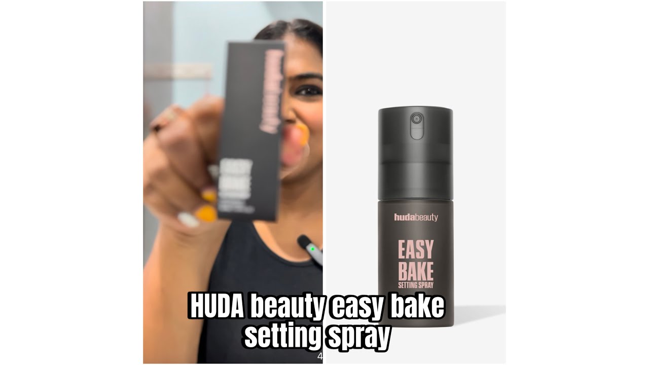 Let’s try the HUDA Beauty Easy Blue setting spray| is it sweat proof ...