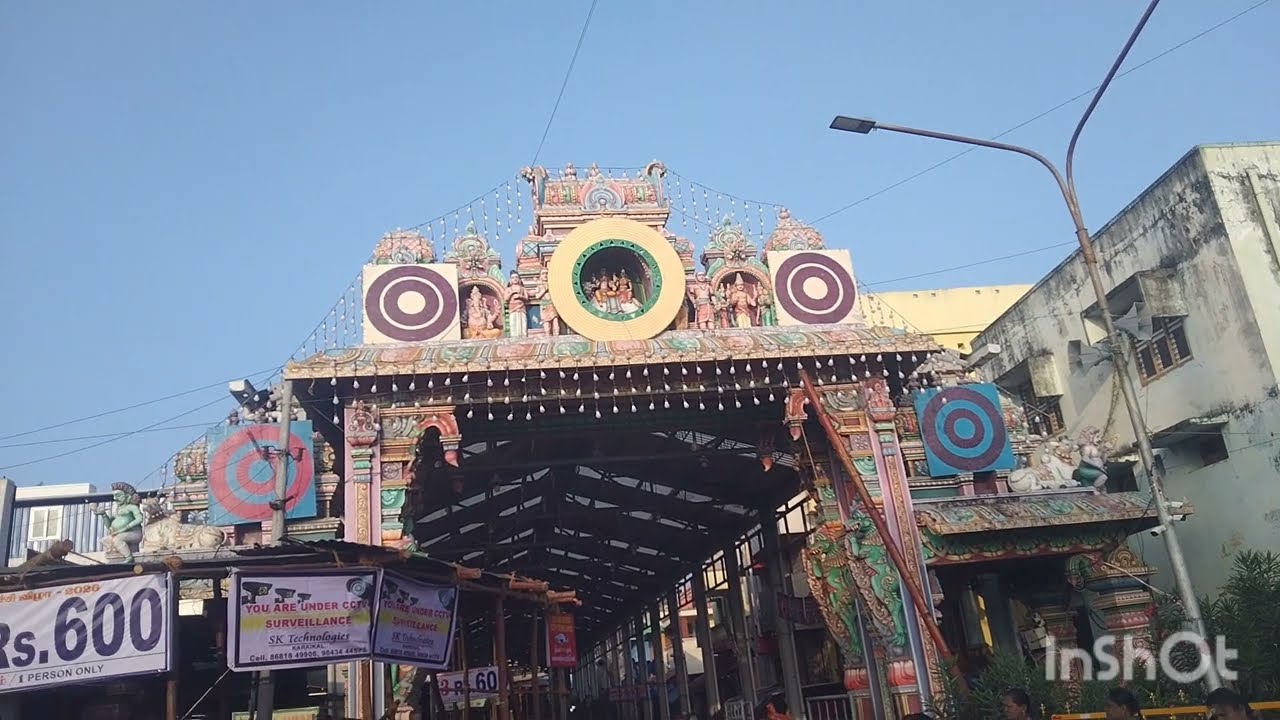 திருநள்ளாறு to காரைக்கால் to வேளாங்கண்ணி