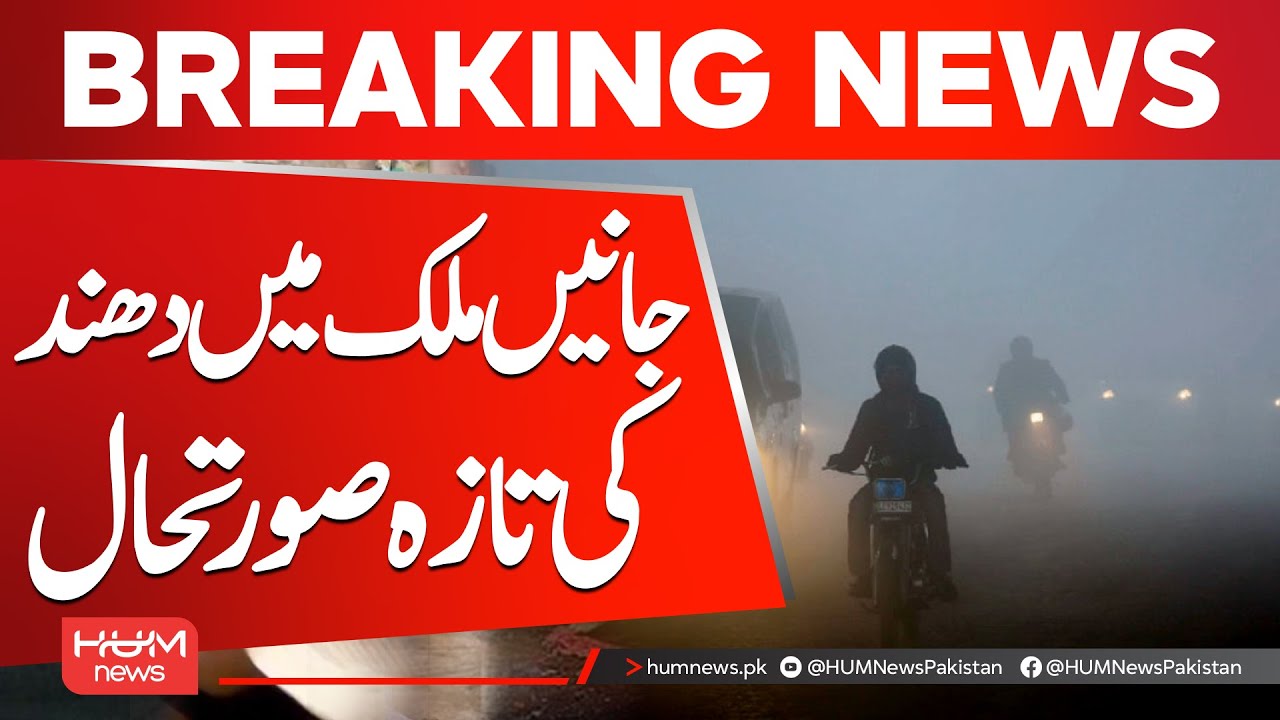 Fog Update Across Pakistan | Latest Weather Conditions | Hum News | Pakistan