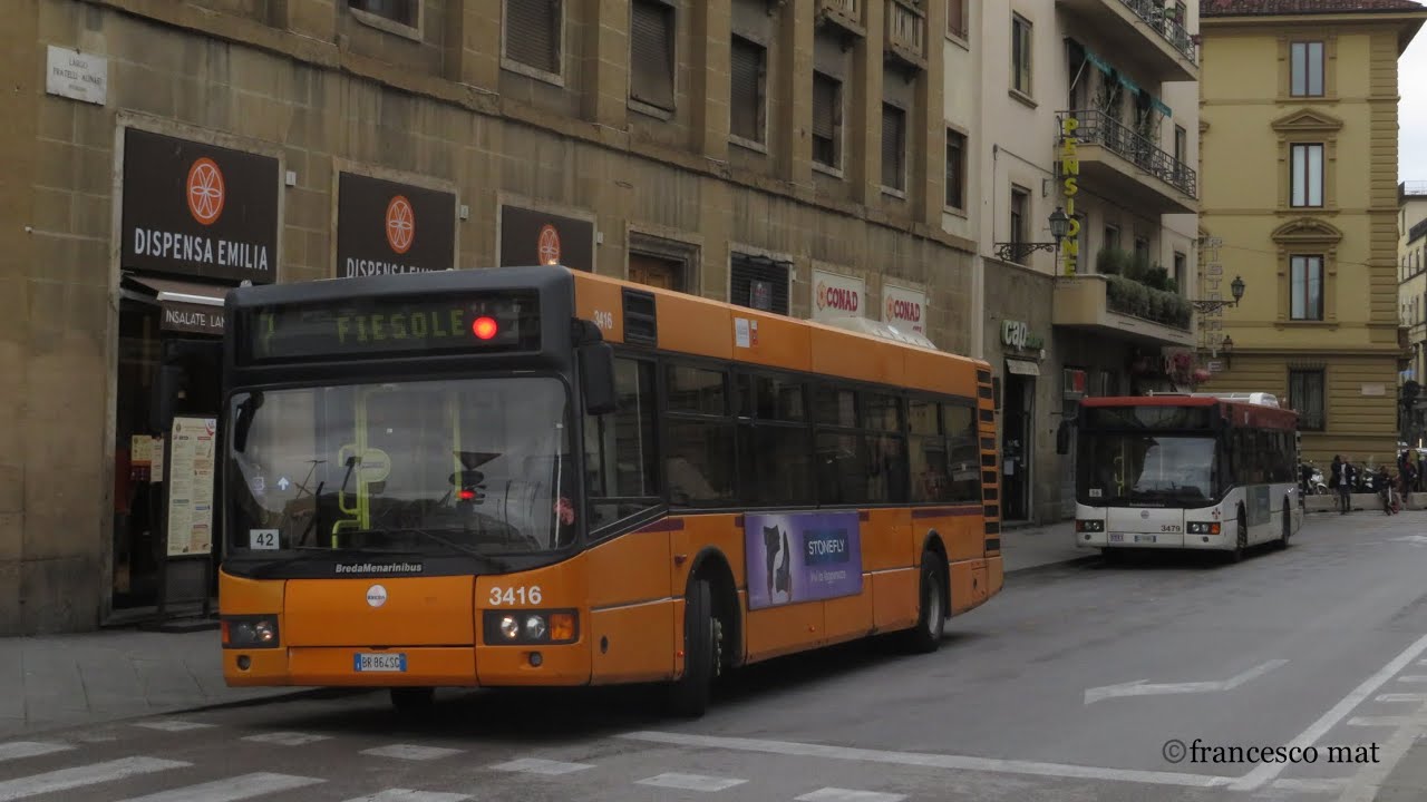 [SOUND+KICKDOWN] Bredamenarinibus Monocar 240 LU Autolinee Toscane (Ex Ataf Firenze) 3416 e 3483