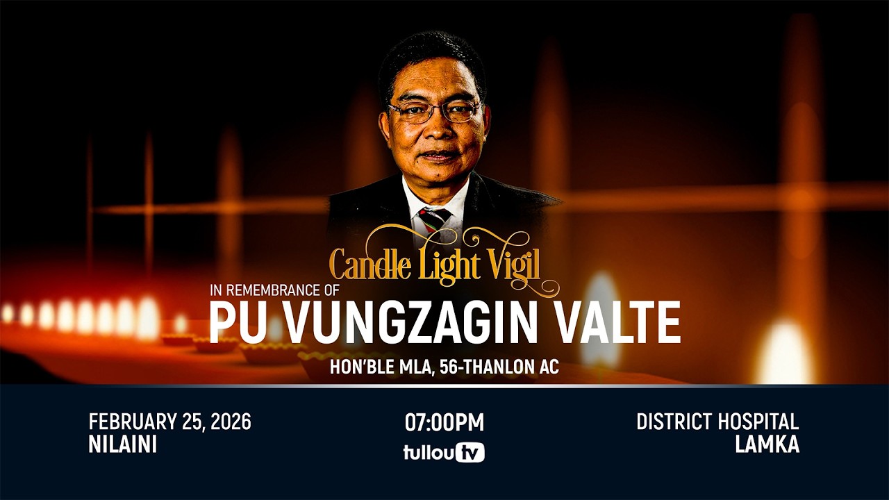 Candle Light Vigil in remembrance of Pu Vungzagin Valte