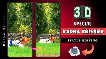 Radha Krishna 3d full Screen Status Video Editing | Alight Motion 3d Status Editing Tutorial 2022