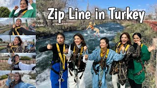 Dangerous zipline in Turkey | Rabia Faisal | Sistrology