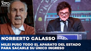 Play video: MILEI puso todo el APARATO DEL ESTADO para sacarle su único ingreso a NORBERTO GALASSO