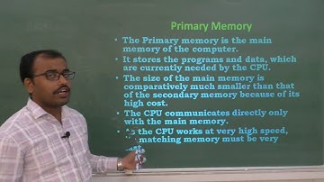I PUC - CS - INPUT OUTPUT AND MEMORY DEVICES - SESSION 4