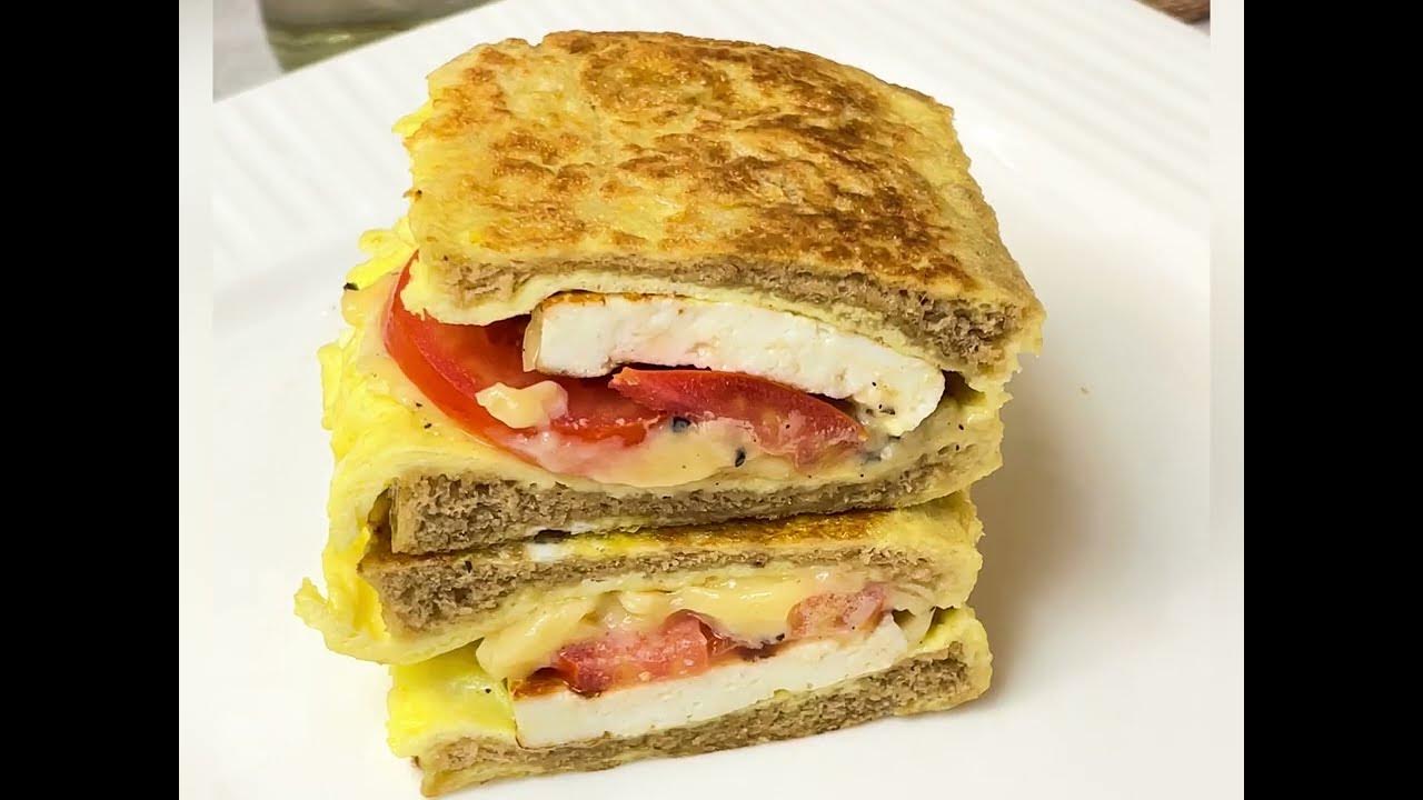 Paneer and Egg Sandwich with Cheese YouTube