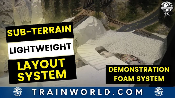 Woodland Scenics  - Sub-Terrain Lightweight Layout System | Demonstration