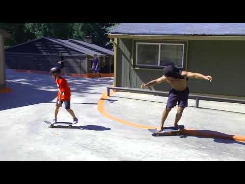 Skating with Coach Zeb Powell at High Cascade