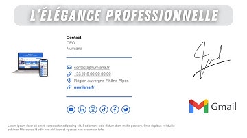 Ajoutez une Signature dans Gmail  ✍️