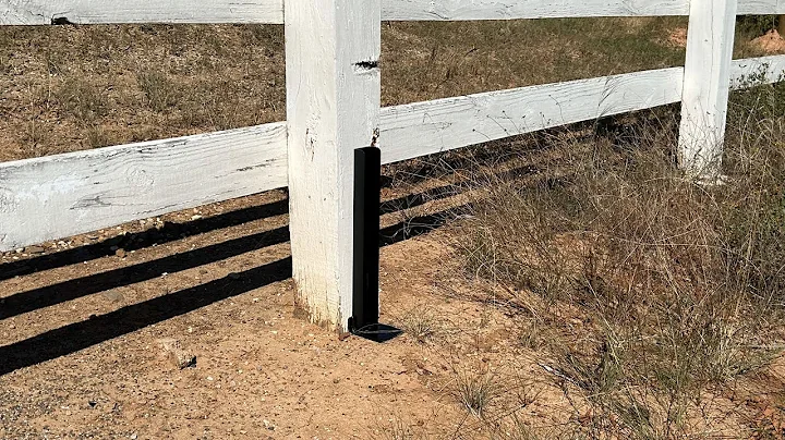 Use Thick Steel! Fence Post Repair Kit by CKLT