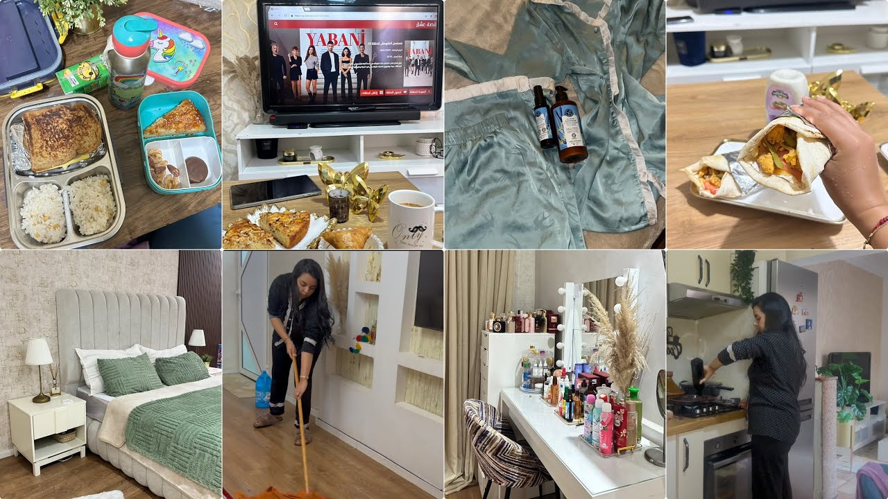 يوماين معايا✅كل واحد يعيش على قدو👍🏻روتين المدرسة حاجات كنديرهم كيعاونوني فتنظيم الوقت👌🏻شوارما سهلة