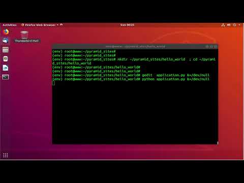 How To Use Pyramid Framework To Build Your Python Web App on Ubuntu 18.04 LTS