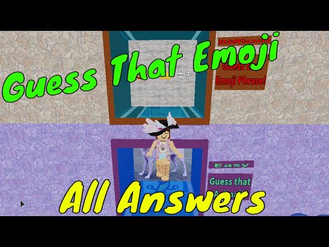 Roblox Guess The Character Emoji Answers