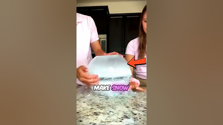 How To Make Fake Snow!!
