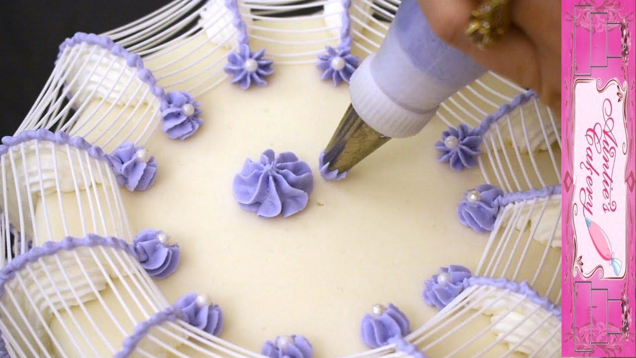 Lavender Cake Dilly Dilly | Stunning Cake Decorating | Lambeth Method -ish