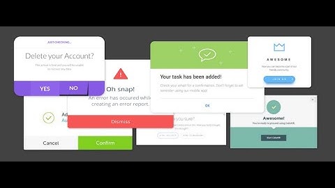 How to show alert, confirm, and prompt in service portal in a better way ?