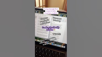 Going through beta reader feedback! #writer #indieauthor #authortube #booktube #writingcommunity