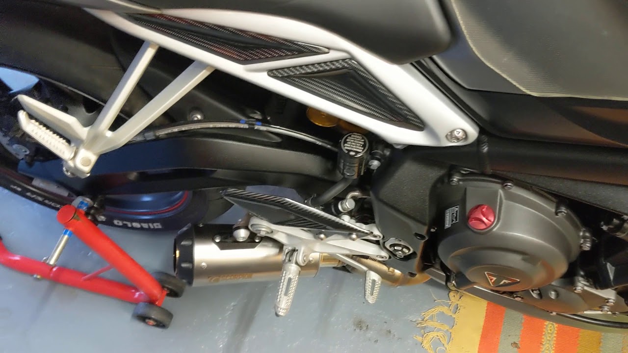 triumph street triple 765 full exhaust system
