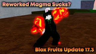 Bloxfruits Noob To Pro Using MAGMA Fruit REWORKED! 