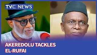 [Journalists' Hangout]  Akeredolu Tackles El-Rufai Over Anti-Open Grazing Law Comments