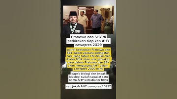 Kompak Lagi! Prabowo & SBY Dukung AHY di 2029? 🤝 #sby #prabowo #ahy #shorts
